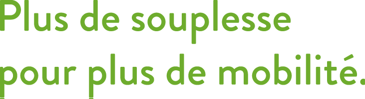 Plus de souplesse pour plus de mobilite